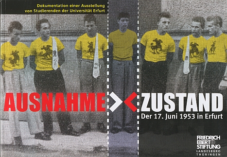 Cover of Ausnahmezustand — der 17. Juni 1953 in Erfurt